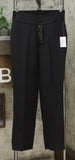 DG2 by Diane Gilman Women's Wrinkle Resistant Gabardine Wide Leg Trousers