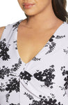 MICHAEL Michael Kors Plus Size Floral Handkerchief-Hem Dress