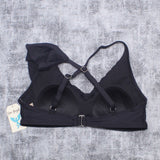 Sea Angel Women's One Shoulder Ruffle Bikini Top
