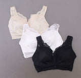 Rhonda Shear Women's Plus Size 3 Pack Pinup Bras With Removable Pads