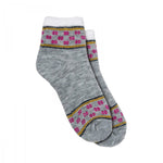 Gilligan & O'Malley Women's Fair Isle Double Lined Cozy Ankle Socks