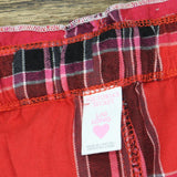 Victoria's Secret Womens Plaid Flannel Cotton Pajama Pant Shirt Sleep Set