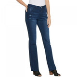 Women with Control Petite My Wonder Denim Boot-Cut Jeans