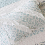 Madison Park Dawn 6-Piece Full / Queen Quilt Set Blue