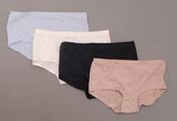 Hanes 4 Pairs Women's Cool and Comfortable Microfiber Boyshort Underwear