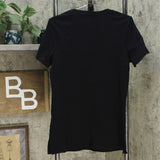 Isaac Mizrahi Live! Essentials Women's V Neck Tunic with Side Slits Black Small