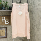 MarlaWynne WynneLayers Women's Plus Size Crepe Tank With Chiffon Hem