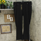 DG2 by Diane Gilman Women's Plus Size Pull On Stretch Ponte Boot Cut Pants