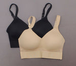 Rhonda Shear 2 Pack Molded Cup Bras With Mesh Back Detail Nude/ Black Small