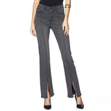 DG2 by Diane Gilman Women's Tall Classic Stretch Boot Cut Jeans With Slit