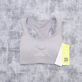 All In Motion Women's Medium Support 2-Tone Seamless Racerback Bra