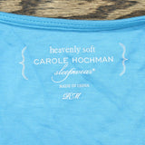 Carole Hochman Petite Heavenly Soft Lounge Sleepwear Cardigan Turquoise PM