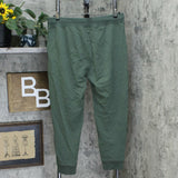 Denim & Co. Women's Active French Terry Joggers With Ruffle Detail