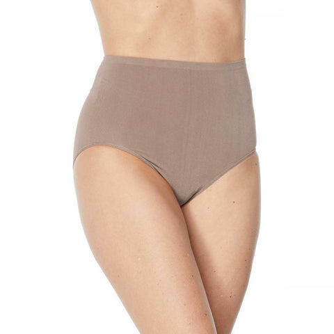 Rhonda Shear Women's Plus Size Seamless High Waist Ahh Brief Panty –  Biggybargains