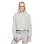 Wild Fable Women's Long Sleeve Lurex Cropped French Terry Hoodie Top