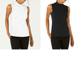 Karen Scott Women's Sleeveless Mock Neck Top Shirt. 100025576MS