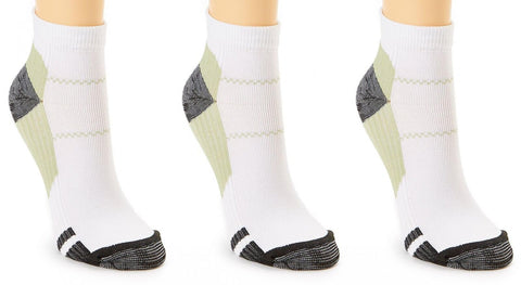 XTF by Extreme Fit Ankle-High 3-Pair Compression Socks Set