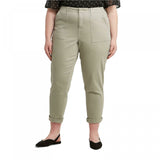 Ava & Viv Women's Plus Size Mid Rise Straight Leg Utility Ankle Pants
