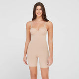 Assets By Spanx Women's Strapless Cupped Midthigh Bodysuit. 10216R