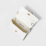 Wild Fable Ring Closure Double Handle Crossbody Bag