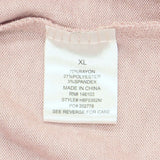 Hippie Rose Women's Juniro Fit Snap Front Hacci Cardigan Mauve Blossom XL