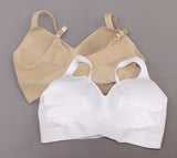 Rhonda Shear 2 Pack Mesh Back Detail Molded Cup Bras White/ Nude Plus 2X