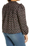NWT Wayf Womens Plus Size Linford Floral Pintuck Top. 70603WP Plus 2X