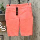 DG2 by Diane Gilman Women's Woven Classic Stretch Pull On Bermuda Shorts
