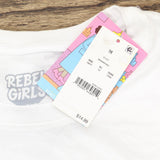 Rebel Girls Women's Alice Ball Short Sleeve Graphic T-Shirt Tee