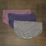 Hanes Premium 3 Pk Microfiber Basic Hipster Underwear Briefs MultiColored 8
