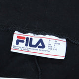 Fila Women's Cotton Blend High Waisted 7/8 Leggings. 1383811 Black Large