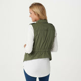 Rachel Hollis Women's Casual Vest With Pockets
