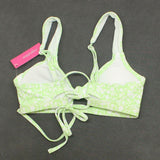 Xhilaration Women's Ribbed Knot-Front Bralette Bikini Top - D/DD