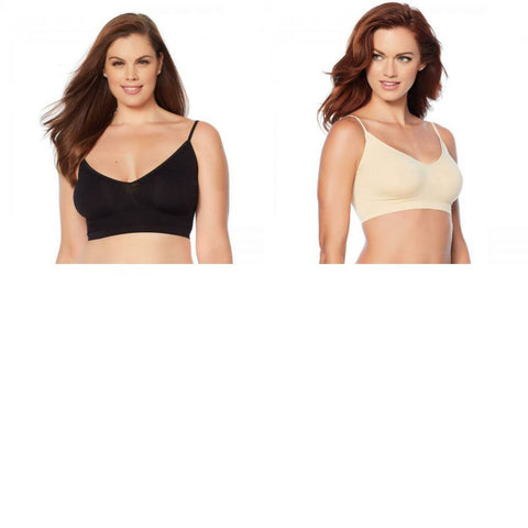 Yummie Women's Plus Size Wireless Seamless Cami Bra