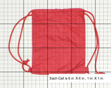Liberty Bags new Ultra Performance Cinchsack Drawstring Backpack Red 06332