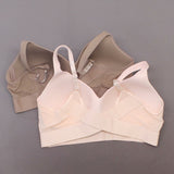 Rhonda Shear 2 Pack Molded Cup Bras With Mesh Back Detail Mocha/ Pink 2X