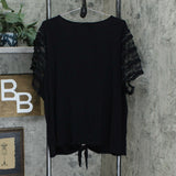 NWT Charter Club Petite Sequinned Popover Top. 100112505PT Petite Large