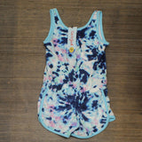 Cat & Jack Girls' Tie-Dye Tank Pajama Romper