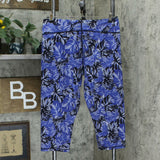 NWT Women With Control Women's Petite Reversible Crop Pants. A354372 PL