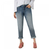 Laurie Felt Women's Petite Classic Denim Boyfriend Jeans