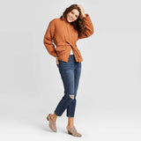 Universal Thread Women's High Rise Cropped Straight Jeans