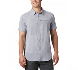 Columbia Men's Twisted Creek Ii Moisture-Wicking Upf 30 Stripe Shirt