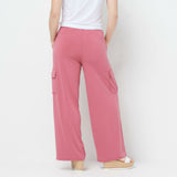 NWT Lisa Rinna Collection Petite Pull-On Wide-Leg Cargo Pants. A352967 PL