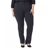 NYDJ Women's Plus Size Marilyn Straight Leg Ponte Pants