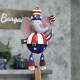 Gallerie II Republican Patriotic USA Elephant Ornament