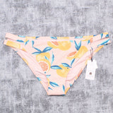 Shade & Shore Women's Strappy Side Textured Cheeky Bikini Bottom