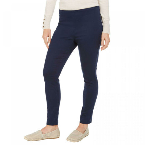 Charter Club Women's Chelsea Twill Tummy Control Cropped Pants