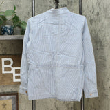 NWT Lemon Way Womens Railroad Striped Denim Jacket. 640527 Small