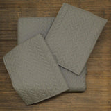 Chic Home 3-Piece Queen Size Weaverland Quilt Set : Bedspread And Shams Gray