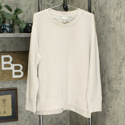 Ava & Viv Women's Plus Size Long Sleeve Crewneck Sweatshirt Grey 1X